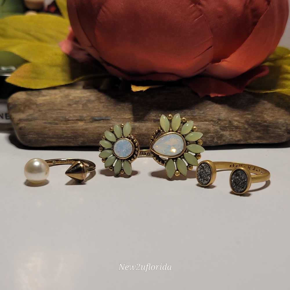3 Stella & Dot Open Rings